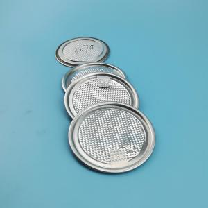 China Full Open Aluminum Easy Peel Off Lid 83mm 99mm 126mm For Paper Plastic Metal Can factory