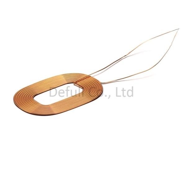 China Mobile Phone Wireless Transmitter Charging Coil , Smallest Qi Receiver Coil factory