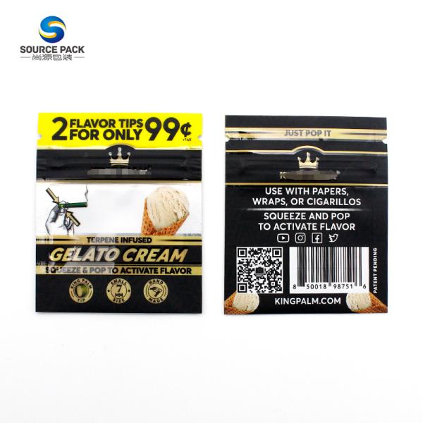 Plastic Heat Seal Free Sample Weed Tobacco Cigar Packaging For Customized Solutions