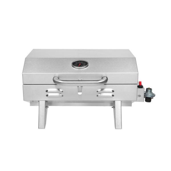 8.7kg Portable Stainless Steel Gas Grill BBQ Grill for Outdoor Camping Compact