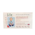 plastic heat seal baby diaper packaging three side sealed bag with tear north