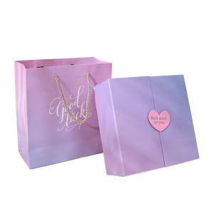 China Renewable Cardboard Necklace Cosmetic Skincare Festival Gift Boxes Packaging Customized factory