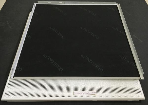 0.6mm Thick Powder Coated Clip In Ceiling Electrostatic Powder Coating Satin