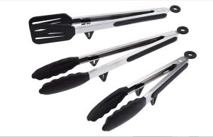 China Multifunction Kitchen Food Tongs Stainfree 12in Length Dishwasher Safe factory