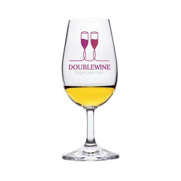 BOHEMIA Tasting Reusable Plastic Wine Glasses 220cc Food Grade Tritan ISO Standard