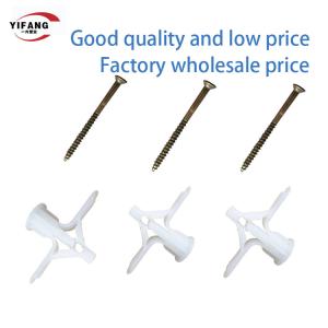 China White Hollow Expansion 10*32mm Plastic Sleeve Anchor factory