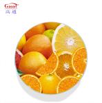 White Vegetable Kitchen Round Square Serving Tray Tempered Glass Cutting Board
