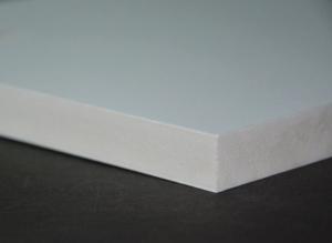 China White Sintra PVC Forex Sheet High Density 19mm For Upholstery Customized color factory