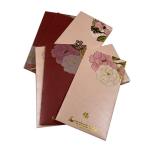 350g Paper Paperboard Custom Red Packet Handmade Red Envelope For Gift
