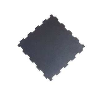 1000X1000X40mm GYM Interlocking Rubber Tiles Customized Interlocking Weight Room