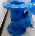 Water Media DN15-DN300 PN16 Ductile Iron Cast Iron Flanged Y Strainer for