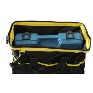 China Black and Yellow Heavy Duty Tool Bag For Electrical / Garden / Networking factory
