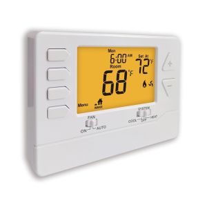 Highly Accurate Wired Room Thermostat for Conventional Applications AUTO Fan