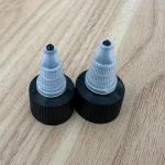 Customized Color Fast Delivery 24/410 Ribbed Screw Tip Cap for Glue Gel Bottle