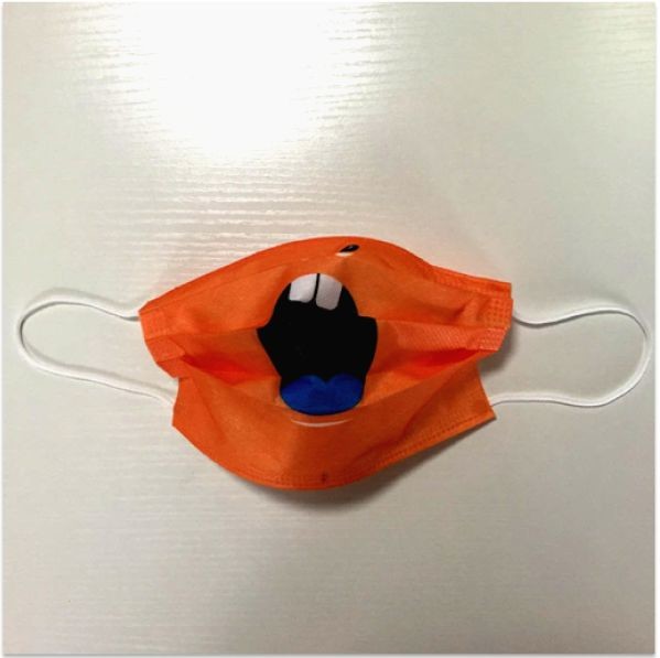 Colorful Printed Medical Face Mask Funny Non Woven Face Mask Mouth Cover