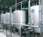 Low Noise Dairy Production Line / Milk Processing Equipment SUS304 Material