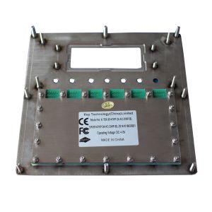 IP66 Customized 24 Keys Top Panel Mounting illuminated metal stainless steel