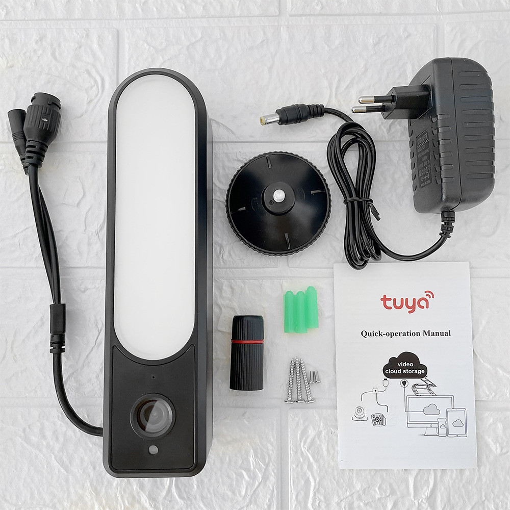Solar Outdoor Bright Wall Light With Hidden Network Camera