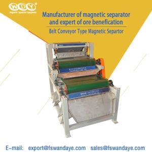 China 4 - 10T 3 Layer Magnetic Roll Separator , Metal Separation Equipment 1.5KW Feldspar sand Quartz factory