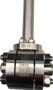 China ISO9001 Approved Manual DN15 PN 160 Cryogenic SS Ball Valve factory