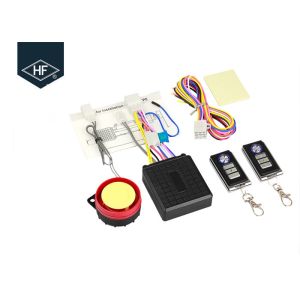 12V Alarm System Motorcycle Parts Anti Theft Automatic Sensor Guarding 125db Double Remote Control