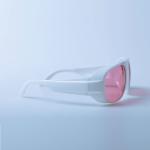 Pink Fashion Laser Tattoo Removal Glasses For Alexandrite 755nm 808nm Diodes