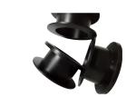 High Accuracy Machining Plastic Parts Customized Shape / Color