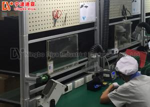 China Aluminium Tube Assembly Conveyor Systems Metal Edge For Workshop factory