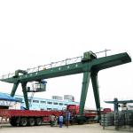 Heavy Duty Double Main Girder Gantry Crane Cabin Controlled Electric Rail Mobile
