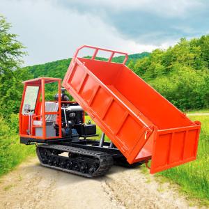 China 6 Tons Crawler Dumper Truck Mini Hydraulic Weichai Diesel Engine Powered for Garden Palm Farm factory