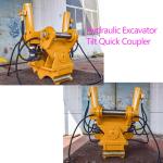850mm Width Doosan Hydraulic Quick Coupler Tilting For Excavator Attachments