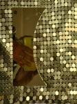 Stainless Steel Oil Resistant 2-8mm Metallic Glitter Fabric