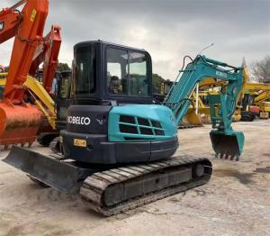 China 2020 Year 5260kg Second-hand Kobelco Excavator SK55SR with Engine modelYanmar 4TNV88 factory