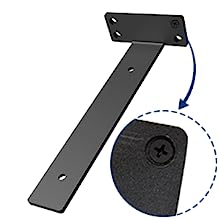 Floating Hidden Metal Shelf Bracket Flexible Design for Hidden Shelves