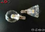 450lm Dimming Led Candle Lights , 4.3w 2700k Light Bulb Crystal E12 Base