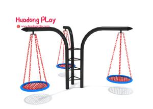 China Innovative Design Playground Equipment Swings 1.5 M³ Galvanized Material factory