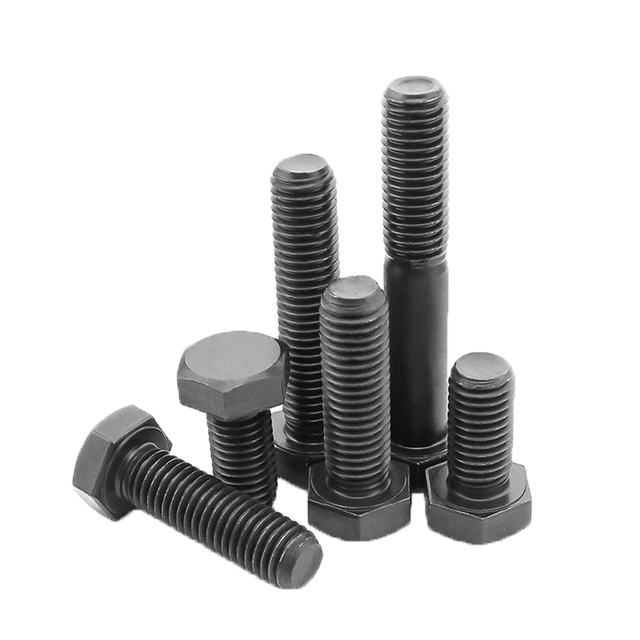 40Cr Custom Hex Bolts and Nuts Grade 4.8/8.8/10.9/12.9 Galvanized Black