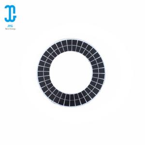 China Custom Ultra Thin Solar Panels Mono Round Glass Laminating Solar Cells 5.5W factory