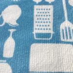 Hot saled export 100% polyester kitchen single side printed microfiber big size
