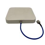 Flat RFID Outdoor Panel Antenna 902-928 MHz 7dBi With MSYV50-3 Cable186x186x28
