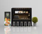 Main Structure 20ft Container Coffee Bar Fast Food Mini Pop-up Shop Cafe Houses
