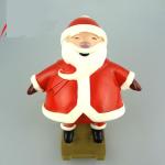 Rubber Christmas Light Up Snowman LED Light Ornament Multi Color Changing