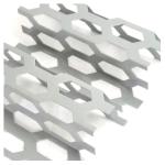 Aluminum Corrugated Perforated Sheet With Powder Coating Surface For Decoration