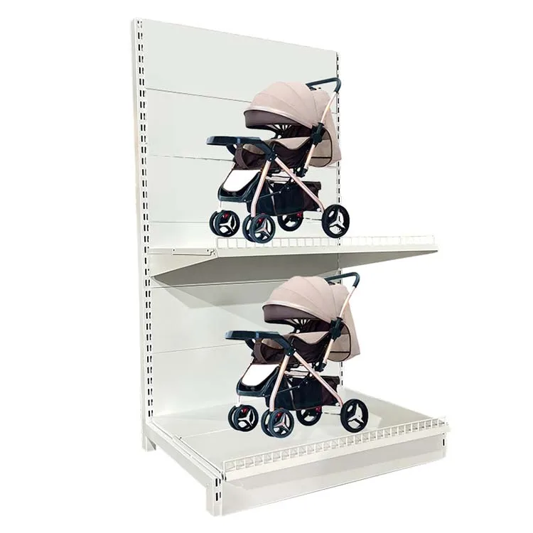 Chinese Manufacturers Custom Baby Carriage Shelf Widening And Crib Shelf Drugstore Wheelchair Display Rack