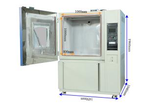 China Stainless Steel Sand And Dust Test Chamber Simulated Dust Environment factory