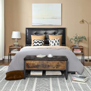 China Nightstand Set for Sale, 2 of Nightstands Table, Industrial Bedside Table, ULET188X factory