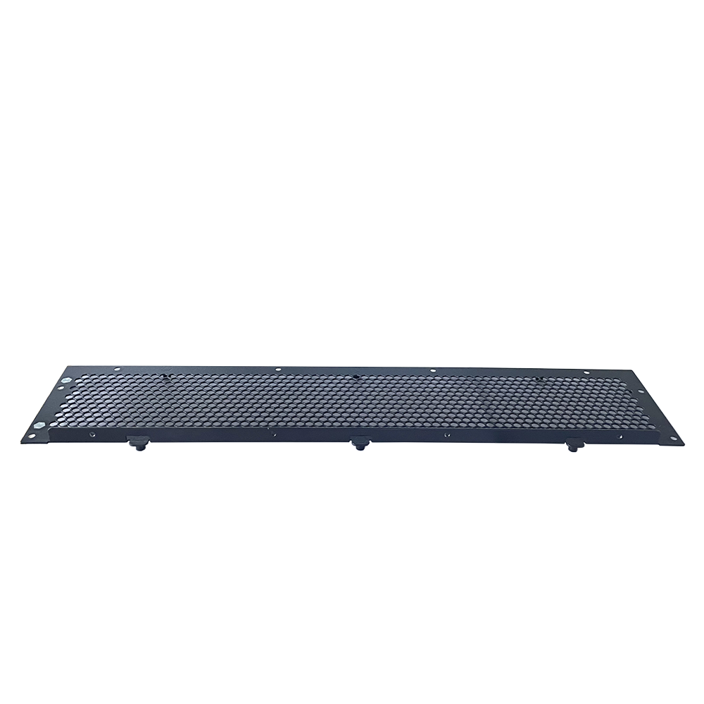 Steel Aluminum Sheet Metal Fabrication Design 1U 2U 3U 4U 19 Inch Rack Vented Blanking Panel Metal Case Box