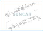 707-01-02320 7070102320 Tilt Cylinder Service Kit Oil Seal Fits Komatsu WD500-3