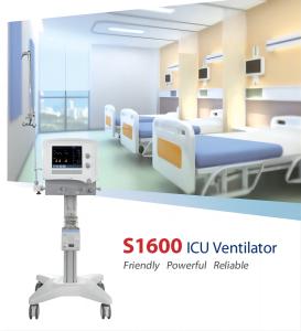 China S1600 Hospital ICU Ventilator 10.4&quot; TFT Screen ICU Breathing Machine factory