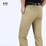 2022 Men's Black Logo Print Cargo Trousers Straight Fit Chino Office Pants for